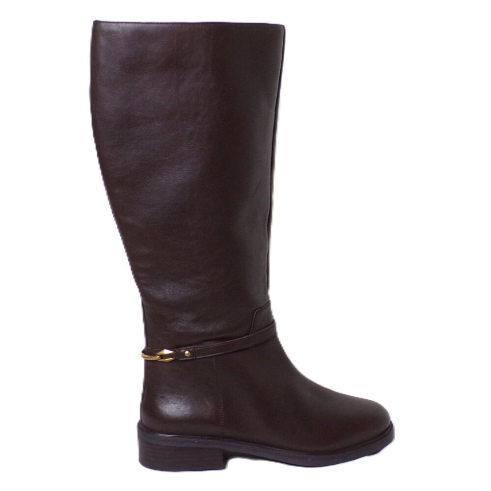 🆕 VINCE CAMUTO Adria 2 Tall Knee High Riding Boot 9 Wide Calf Brown - Picture 12 of 16